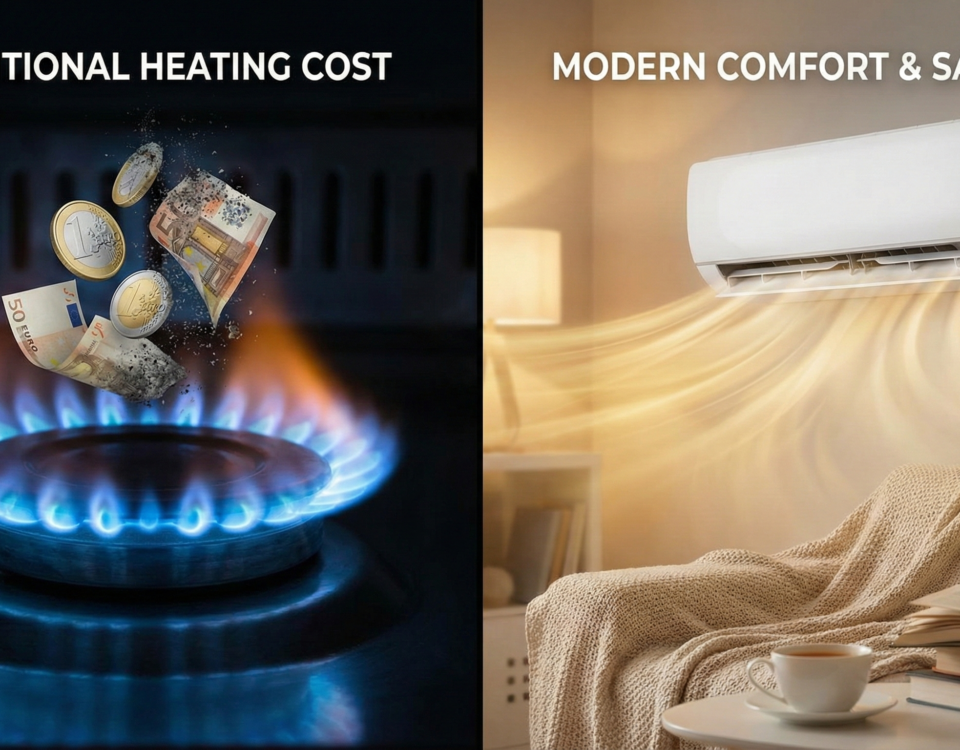 Klíma fűtés gáz helyett