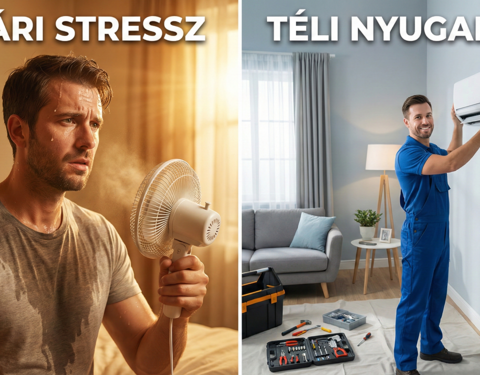 Klíma szerelés télen