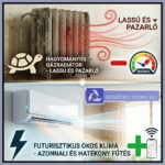 Fűtés klímával tavasszal